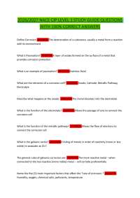 2026/2027 NACE CIP LEVEL 1 STUDY GUIDE QUESTIONS WITH 100% CORRECT ANSWERS