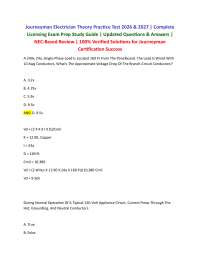 Journeyman Electrician Theory Practice Test 2026 & 2027 | Complete Licensing Exam Prep