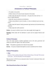 Political philosophy (Plato)