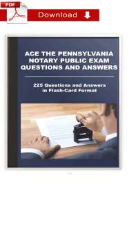 Ace the Pennsylvania Notary Public Exam | 225 Practice Flashcards & Study Guide