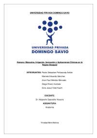 Monografia sobre el Húmero