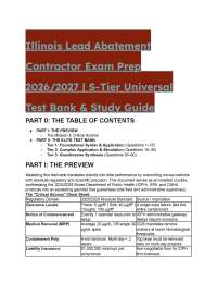 Illinois Lead Abatement Contractor Exam Prep 2026/2027 | S-Tier Test Bank