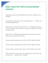 BUQ-1 Exam with 100% accurate detailed solutions