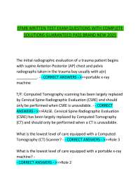 EFMB WRITTEN TEST EXAM QUESTIONS WITH COMPLETE SOLUTIONS GUARANTEED PASS BRAND NEW 2025