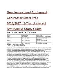 S-Tier 2026/2027 Lead Abatement Contractor Exam Prep & Study Guide