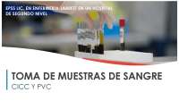 Guía Clínica de Enfermería: Toma de Muestras de Sangre (CVP, CICC).