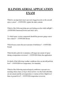 ILLINOIS AERIAL APPLICATION EXAM,ILLINOIS AERIAL APPLICATION EXAM
