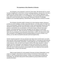 Sex Education in school
