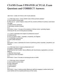 CSAMS Exam UPDATED ACTUAL Exam Questions and CORRECT Answers.pdf