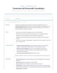 Trastornos neurológicos más frecuentes