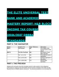 2026/2027 OBBBA Tax Exam Prep: Elite Question Test Bank & Strategy