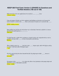 NEIEP 800 Final Exam Version 2 (GRADED A) Questions and Verified Answers (100 out of 100)