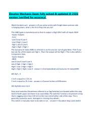 Elevator Mechanic Exam fully solved & updated @ 2026 version [verified for accuracy]