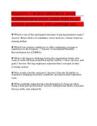 PGA LEVEL 3 HUMAN RESOURCES EXAM COMPREHENSIVE STUDY GUIDE WITH FULLY SOLVED QUESTIONS