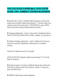 NUR 283 FINAL PAPER Q&A: 2026 STUDY GUIDE 100% CORRECT TESTED QUESTIONS