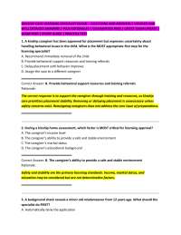 [KINSHIP CARE LICENSING SPECIALIST EXAM] – QUESTIONS AND ANSWERS | VERIFIED AND WELL DETA