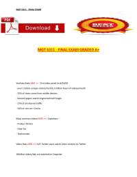 MGT 6311 Final Exam – Questions and Answers (A+ Grade)