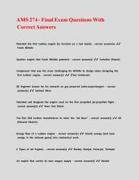 AMS 274 - Final Exam Questions With Correct Answers.