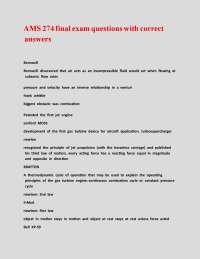 AMS 274 final exam questions with correct answers
