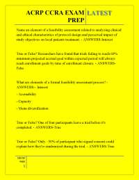 ACRP CCRA EXAM LATEST PREP,ACRP CCRA EXAM LATEST PREP