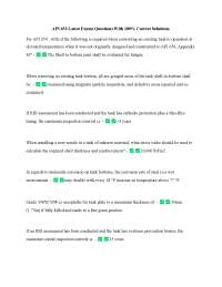 API 653 Latest Exams Questions With 100% Correct Solutions.