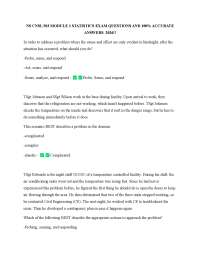 NS CNSL 503 MODULE 1 STATISTICS EXAM QUESTIONS AND 100% ACCURATE ANSWERS 2026!!