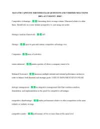 MAN 4720 CAPSTONE MIDTERM EXAM QUESTIONS AND VERIFIED SOLUTIONS 100% ACCURATE!! 2026!