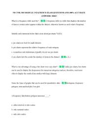 NS CNSL 503 MODULE 2 STATISTICS EXAM QUESTIONS AND 100% ACCURATE ANSWERS 2026!!