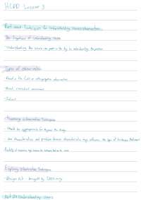 Lesson 3 Human centered design