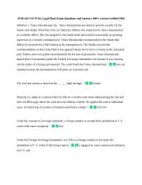 JURI 645 CH 25 BA Legal Final Exam Questions and Answers 100% correct verified 2026