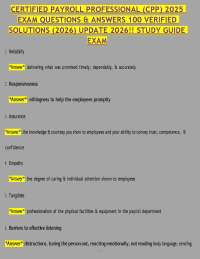 CERTIFIED PAYROLL PROFESSIONAL (CPP) 2026 EXAM QUESTIONS & ANSWERS