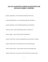 SCL1501 EXAM WITH COMPLETE QUESTIONS AND DETAILED CORRECT ANSWERS.pdf