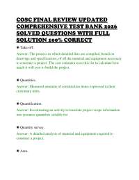 COSC FINAL REVIEW UPDATED COMPREHENSIVE TEST BANK 2026 SOLVED QUESTIONS WITH FULL SOLUTION