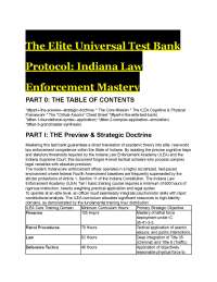2026/2027 Indiana Law Enforcement Academy: Elite Test Bank (20+ Verified Q&A)