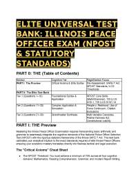 Elite Illinois NPOST & SAFE-T Act Exam Prep: 2026/2027 Updated Test Bank