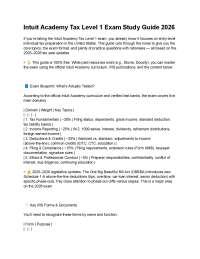 Intuit Academy Tax Level 1 Exam Study Guide 2026.pdf