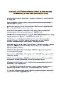 ACBU 2222 ACCOUNTING CHAPTERS 5 AND 6 MC NEW SET WITH COMPLETE SOLUTIONS 100% VERIFIED