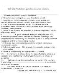 BIO 202 Final Exam questions accurate solutions