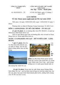 lich trinh da lat 3n2d