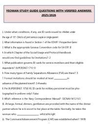 Yeoman Study Guide (PDF) | 2026 Navy YN Exam Prep | Advancement Review