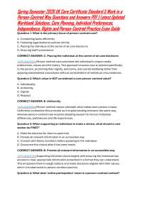 Care Certificate Standard 5 Q&A 2026 PDF – Person-Centred Care Prep
