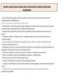 NFDN 2008 Final Exam (PDF) | 2026 Nutrition Exam Questions | Accurate Answers
