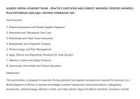 ILLINOIS DENTAL HYGIENIST EXAM – PRACTICE QUESTIONS AND CORRECT ANSWERS (VERIFIED ANSWERS)