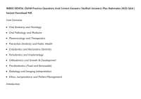 INBDE DENTAL EXAM Practice Questions And Correct Answers (Verified Answers) Plus Rationale