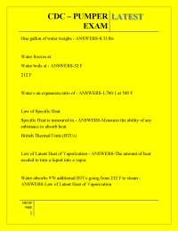 CDC – PUMPER LATEST EXAM ,CDC – PUMPER LATEST EXAM