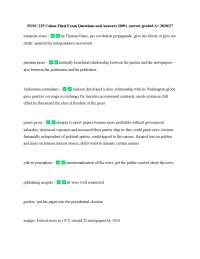 POSC 225 Cohen Final Exam Questions and Answers 100% correct graded A+ 2020/27