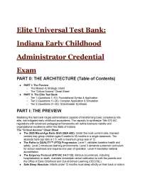 2026/2027 Indiana Child Care Administrator Exam: Elite 20+ Question Mastery Test Bank