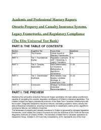 2026/2027 Elite Ontario Insurance Test Bank (20+ Q&A)