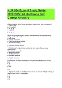 NUR 504 Exam 6 Study Guide 2026/2027- 43 Questions and Correct Answers