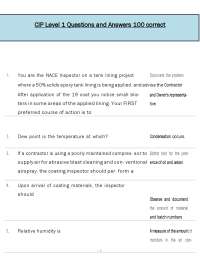 CIP Level 1 (PDF) | 2026 Certification Questions | 100% Correct Answers